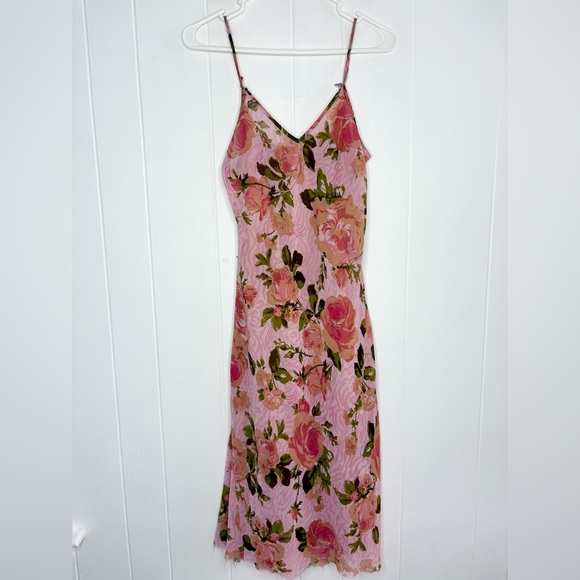 Betsey Johnson Vintage for Urban Outfitters Tori Slip Dress Floral Grunge 90’s S - Picture 2 of 9
